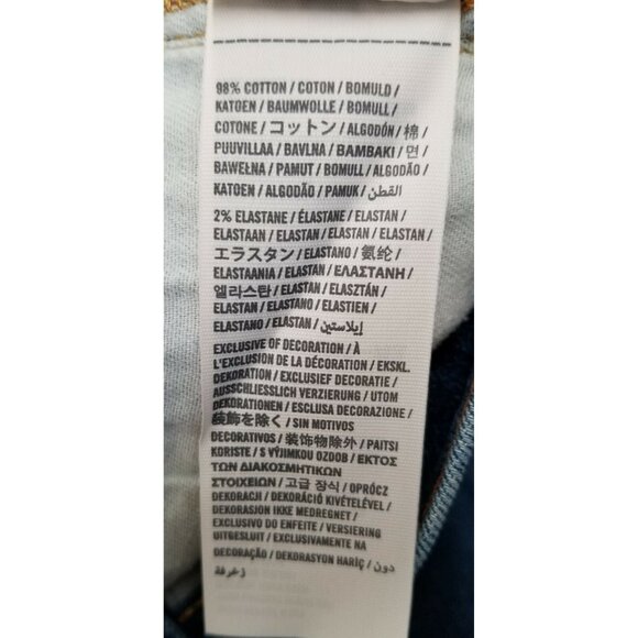 Hollister California Men Blue Jeans Denim Western Skinny Leg W 28" L 30" Ranch - Picture 7 of 8